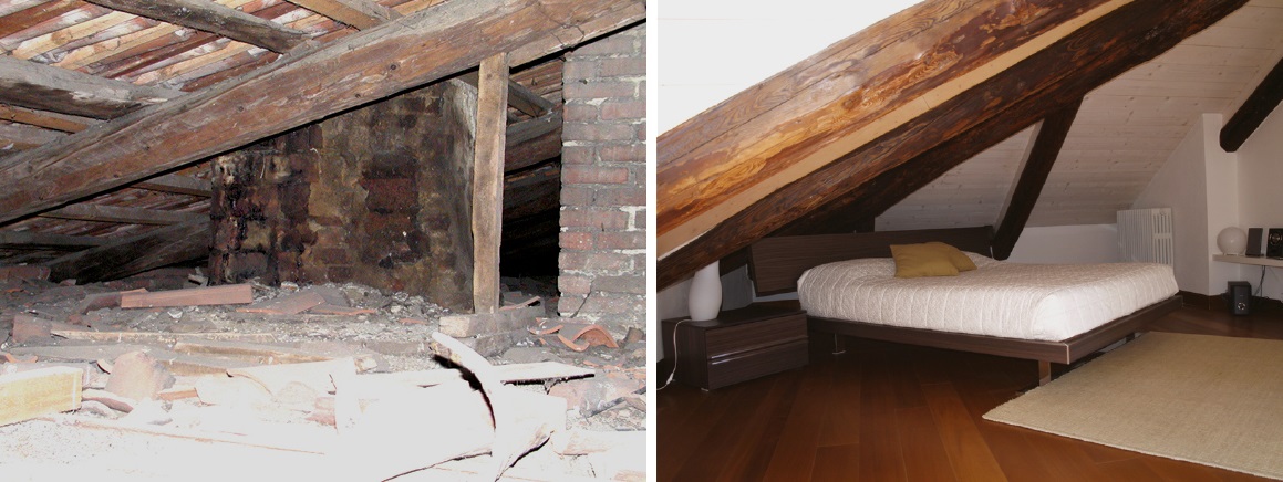 ristrutturazione soffitta